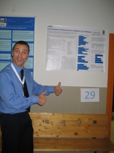 Apresentando o meu poster no 2º Congresso da SIPD em Torrelavega