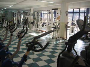 Uma vista do ginásio municipal de Vila Pouca de Aguiar