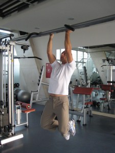 Paulo Sena, treinando no Premier Transparente