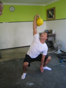O meu primeiro treino com kettlebells