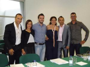 Paulo Sena, Susana Alves, Pedro Baptista, Teresa Bento, Luís Cid e João Moutão